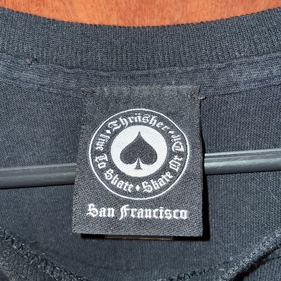 THRASHER FLAME SKATEBOARD SHIRT - Picture 2 of 2